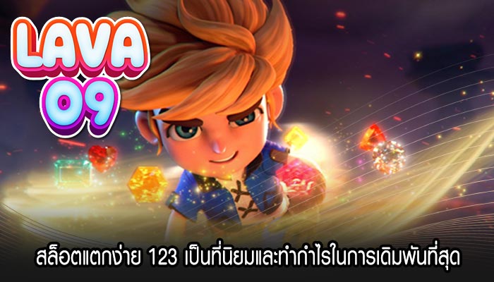 สล็อตแตกง่าย 123 เป็นที่นิยมและทำกำไรในการเดิมพันที่สุด